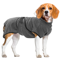 Royal Dry Bademantel für Hunde M - Rückenlänge 50 - 58 cm