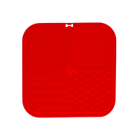 Leckmatte - Eat Slow Live Longer Lick Mat Quad Rot