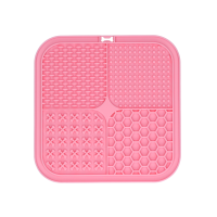 Leckmatte - Eat Slow Live Longer Lick Mat Quad Rosa