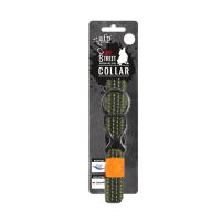 Off Street Dog Collar Olive Green S