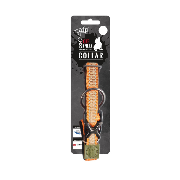 Off Street Dog Collar Orange Größe L