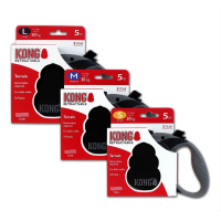 KONG Terrain Einziehbare Leine schwarz (5m) L - 50kg