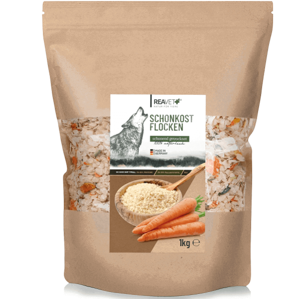 REAVET - Schonkostflocken 1kg MHD 19.09.2025