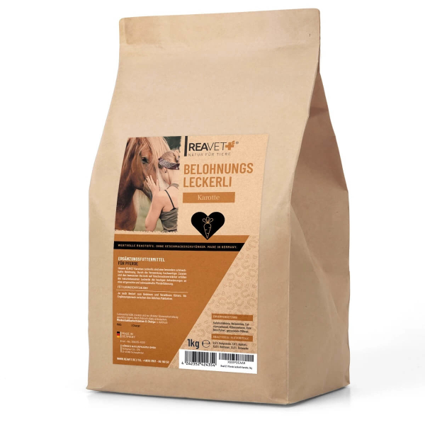 Belohnungsleckerli - Karotte 1 kg MHD 09.10.2025