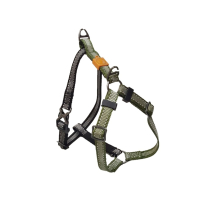Nylon Geschirr - Olive XL 70-100 cm