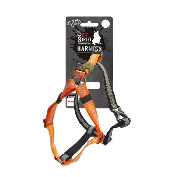 Nylon Geschirr - Orange M 48-60 cm