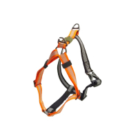 Nylon Geschirr - Orange XL 70-100 cm