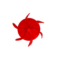 Slow Feeder - Antischlingeinsatz Rot