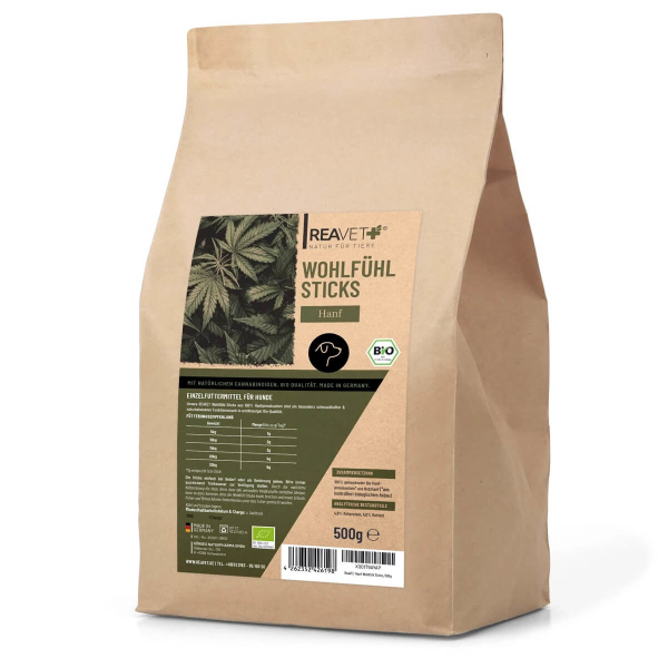 REAVET - Hanf Wohlfühl Sticks 500g
