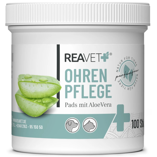 REAVET - Ohrenpflege Pads 100 Stück