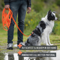 REAVET - Schleppleine 10 Meter - Neon Orange